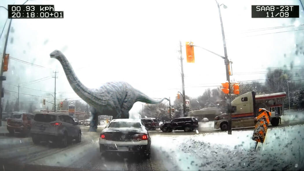 APATOSAURUS-dashcam-snow